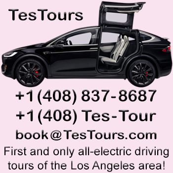 TesTours The first and only all electric driving tours of the Los Angeles area!